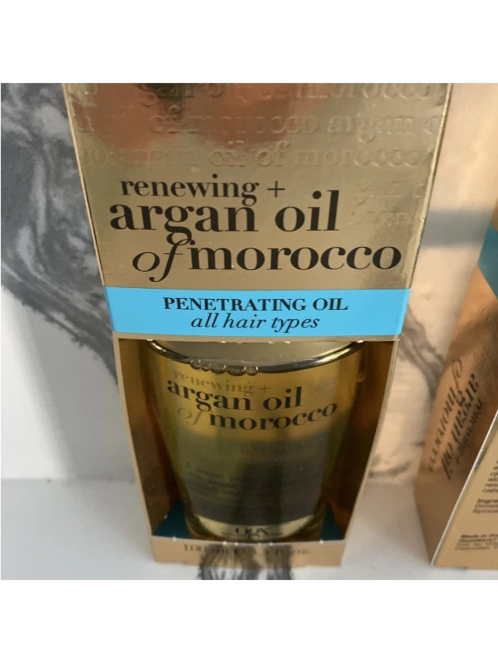 Lot 4 OGX Renewing + Argan Oil of Morocco For Dry Brittle Course Hair 3.3 oz Ea. - Picture 5 of 8